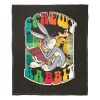 Looney Tunes; Screwy Rabbit Aggretsuko Comics Silk Touch Throw Blanket; 50" x 60"
