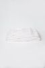 Omne Sleep 4-Piece White Microplush and Bamboo Flex Head King Hypoallergenic Sheet Set