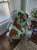 Chocolate Standard Poodle Quilted Blanket 50x60 Artwork Pattern Quilted Throw Blanket for Bed, Couch, Sofa, Soft and Lightweight