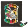 Looney Tunes; Screwy Rabbit Aggretsuko Comics Silk Touch Throw Blanket; 50" x 60"