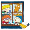 Rugrats; Winter Window Aggretsuko Comics Silk Touch Throw Blanket; 50" x 60"
